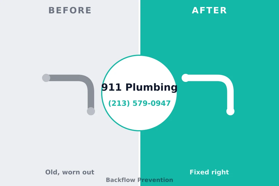 Before and after: plumbing company Sanger, CA